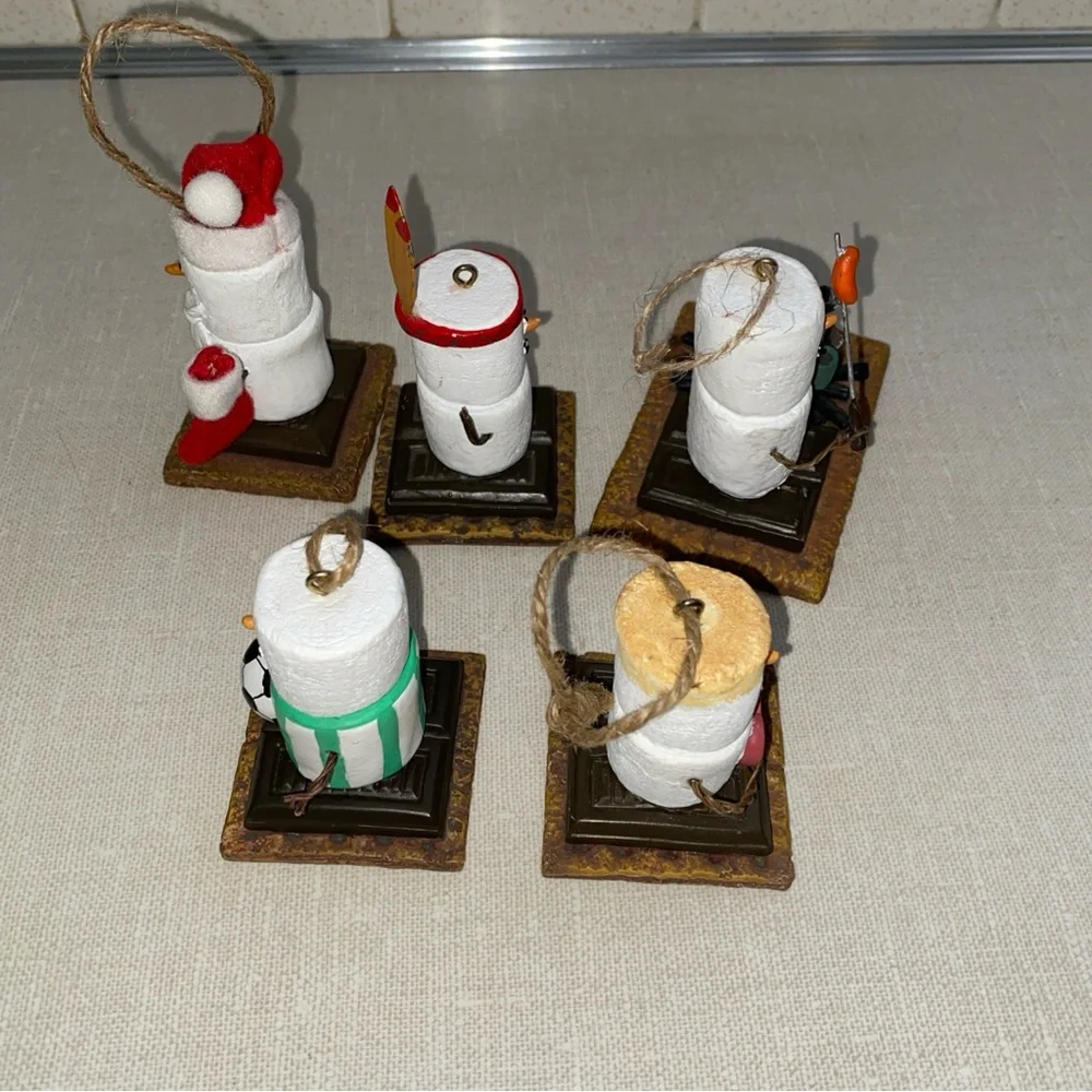 Midwest‎ Canon Falls The Original S'mores Snowman Christmas ornament Lot 5